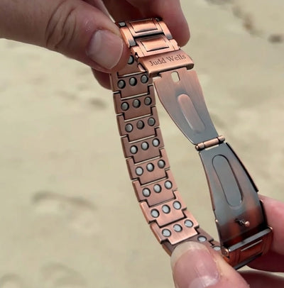 Mens Copper Magnetic Bracelet TRIPLE Power